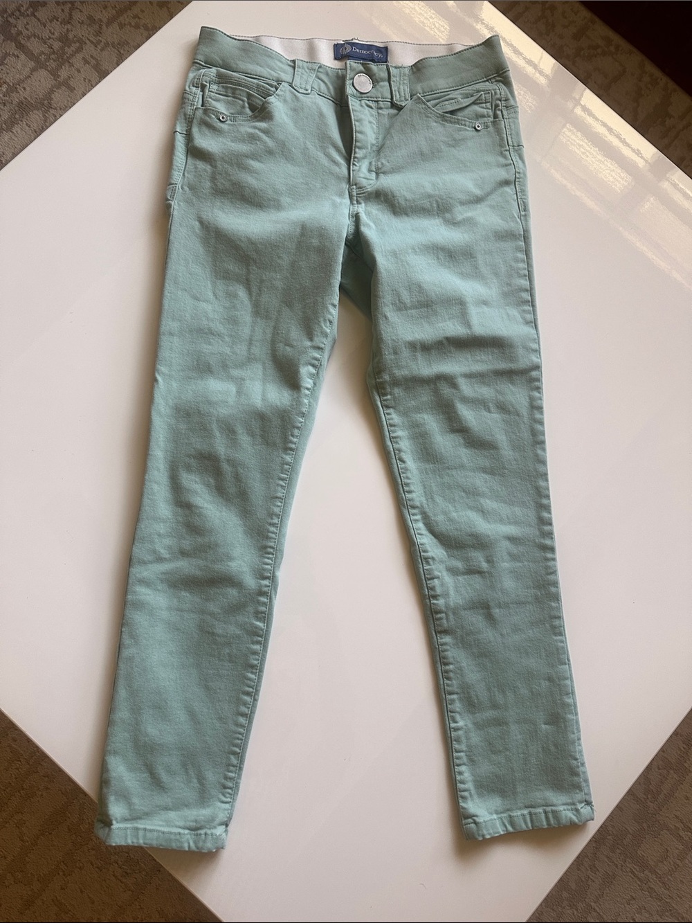 Democracy Women's Mint Green Jeggings